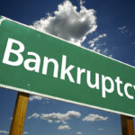 Bankruptcy Road Sign