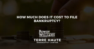 How much does it cost to file bankruptcy?